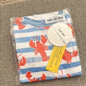 Little Sleepies Lobster Stripe Pajama Set